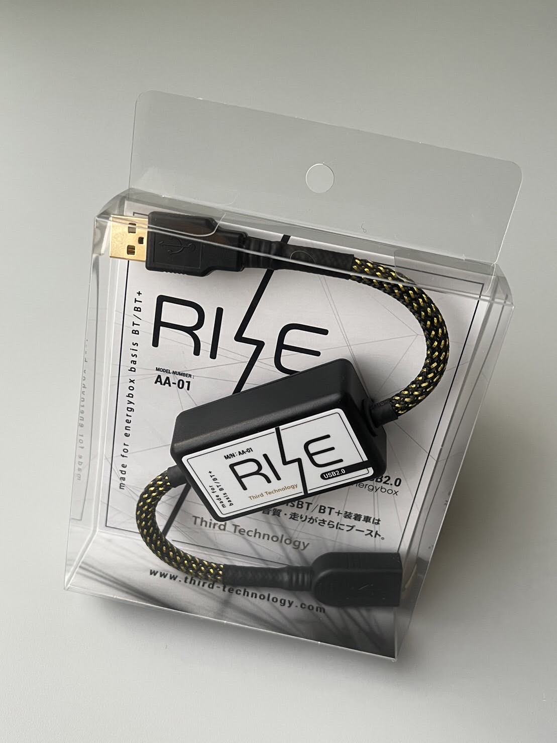 RISE USB AA-01 Third Technology 音響効果UP RISE USB AA-01（USBノイズフィルター） : ユーズダイナーYahoo